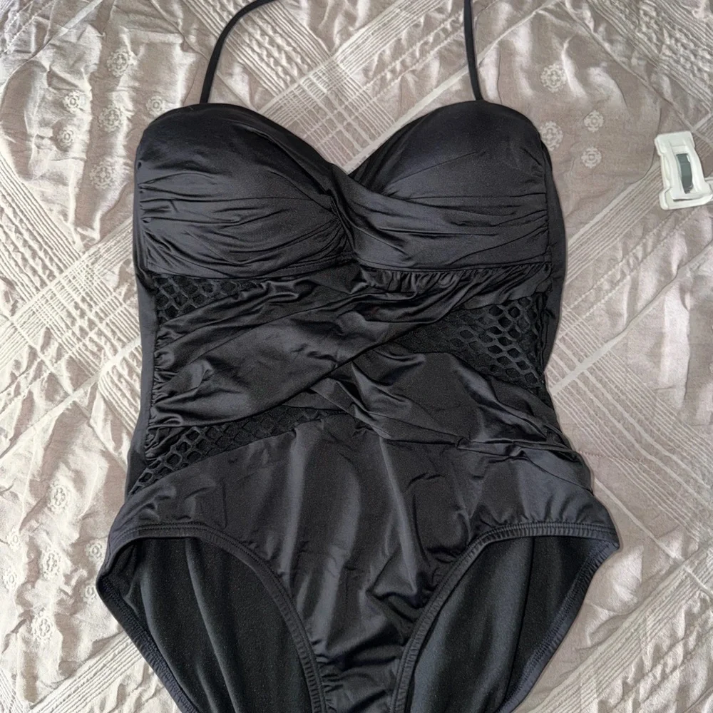 Apt. 9 Black One-Piece Swimsuit - Picture 2 of 5